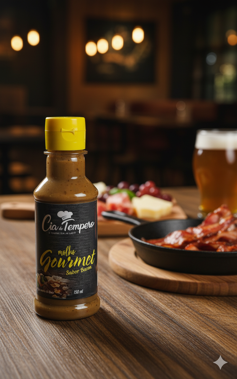 Molho Cremoso Bacon - CIA DO TEMPERO